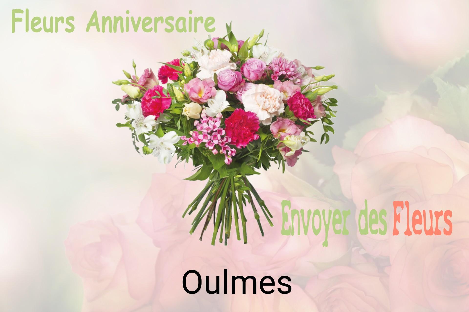 Bouquet de fleurs d’anniversaire livré à Oulmes