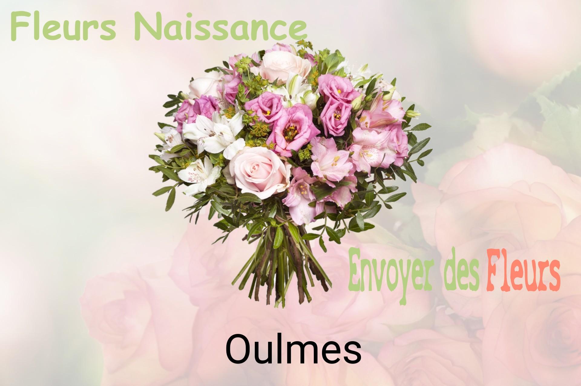 Bouquet de fleurs de naissance livré à Oulmes